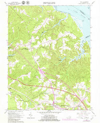 Toano 1965 topographic map thumbnail