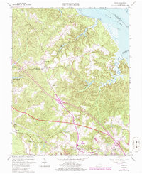 Toano 1965 topographic map thumbnail