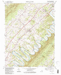 Toms Brook 1994 topographic map thumbnail
