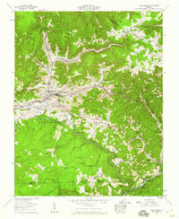 Toms Creek topographic map thumbnail