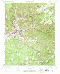 Toms Creek 1957 topographic map thumbnail