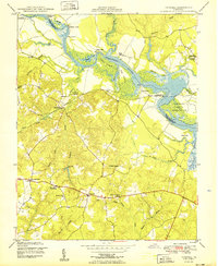 Tunstall 1949 topographic map thumbnail
