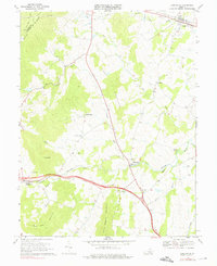 Upperville 1970 topographic map thumbnail