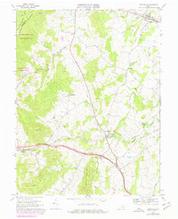 Upperville 1970 topographic map thumbnail
