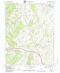 Upperville 1970 topographic map thumbnail
