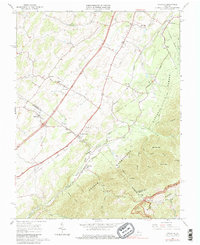 Vesuvius 1965 topographic map thumbnail