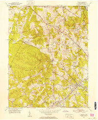 Vienna 1951 topographic map thumbnail