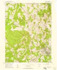 Vienna 1957 topographic map thumbnail