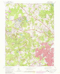 Vienna 1973 topographic map thumbnail