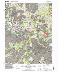 Vienna 1994 topographic map thumbnail
