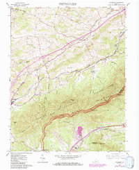 Villamont 1963 topographic map thumbnail