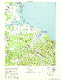 Wakefield topographic map thumbnail