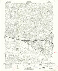 Walkers 1953 topographic map thumbnail