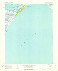 Wallops Island 1942 topographic map thumbnail
