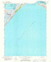 Wallops Island 1965 topographic map thumbnail
