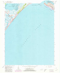 Wallops Island 1965 topographic map thumbnail