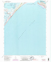 Wallops Island 1965 topographic map thumbnail