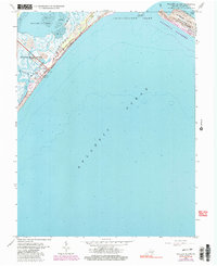 Wallops Island 1965 topographic map thumbnail