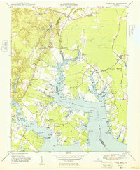 Ware Neck 1948 topographic map thumbnail