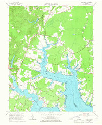 Ware Neck 1965 topographic map thumbnail