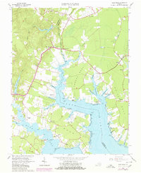 Ware Neck 1965 topographic map thumbnail