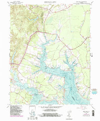 Ware Neck 1965 topographic map preview