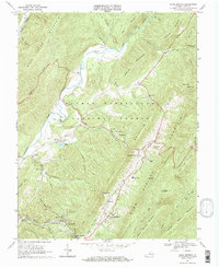 Warm Springs 1968 topographic map thumbnail