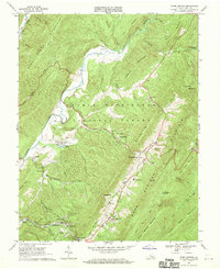 Warm Springs 1968 topographic map thumbnail