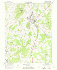 Warrenton 1966 topographic map thumbnail