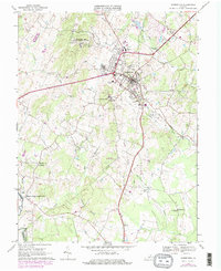 Warrenton 1966 topographic map thumbnail