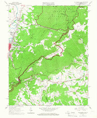 Waynesboro East 1964 topographic map thumbnail