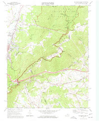 Waynesboro East 1973 topographic map preview