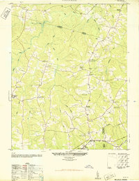 Wellville 1950 topographic map thumbnail