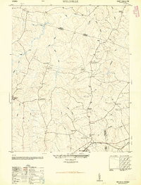 Wellville 1950 topographic map thumbnail