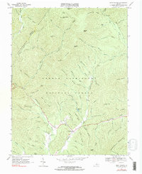 West Augusta 1967 topographic map thumbnail
