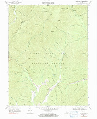 West Augusta 1967 topographic map thumbnail