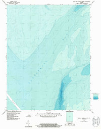West of Nandua Creek 1986 topographic map thumbnail