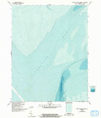 West of Nandua Creek 1986 topographic map thumbnail