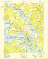 West Point 1950 topographic map thumbnail