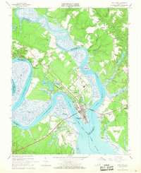 West Point 1965 topographic map thumbnail