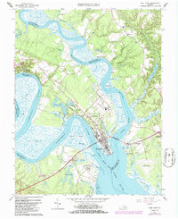 West Point 1965 topographic map thumbnail