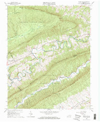 White Gate 1965 topographic map thumbnail