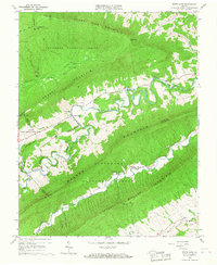 White Gate 1965 topographic map thumbnail