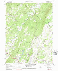White Hall 1965 topographic map thumbnail
