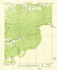 Whitetop Mountain 1935 topographic map thumbnail
