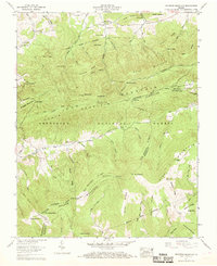 Whitetop Mountain 1959 topographic map thumbnail
