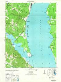 Widewater 1946 topographic map thumbnail