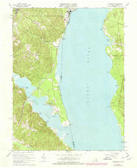 Widewater 1966 topographic map thumbnail