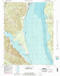 Widewater 1966 topographic map thumbnail