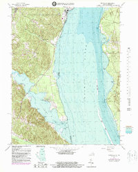Widewater 1966 topographic map thumbnail